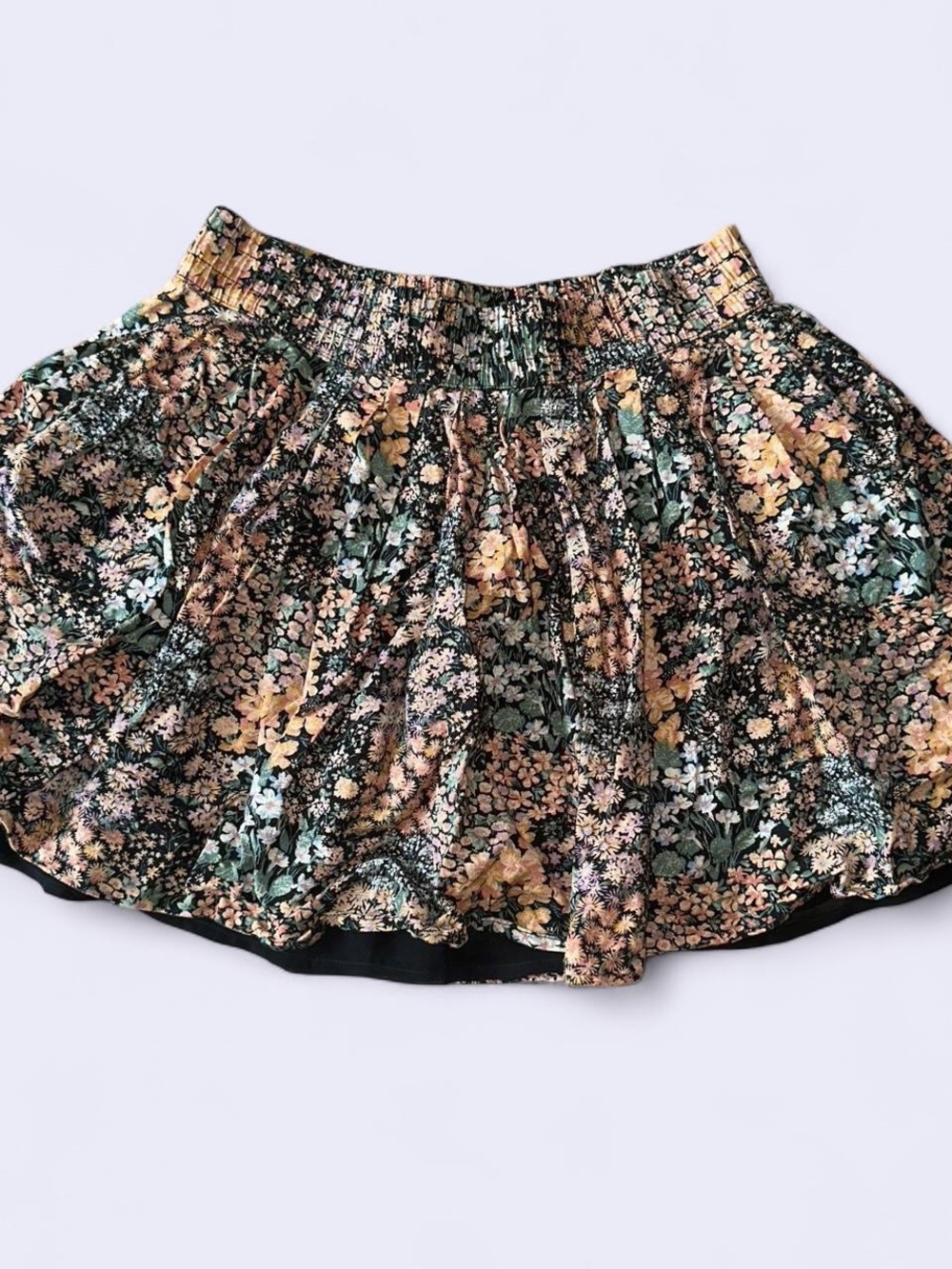 American Eagle Outfitters Floral A line pleated skirt
